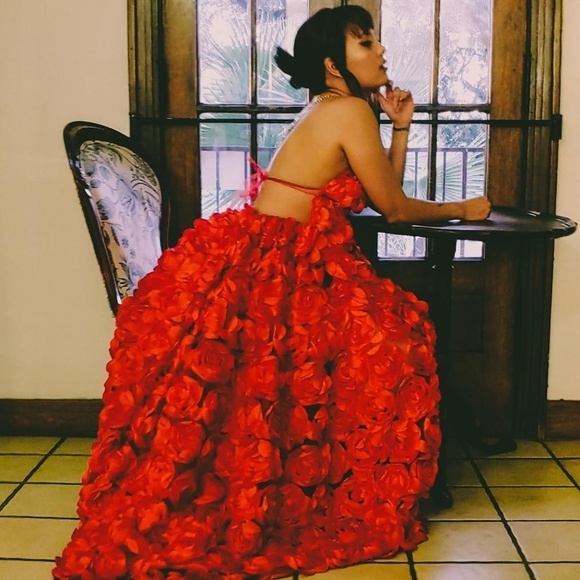 SAMPLE GOWN ONLY-SCARLETT Indian Lehenga Inspired Wedding Gown Set
